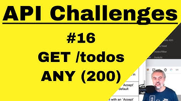 API Testing Challenge 16 - How To - GET todos any 200