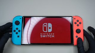 TechUnboxings ASMR: Nintendo Switch Console OLED Model (Neon) Unboxing