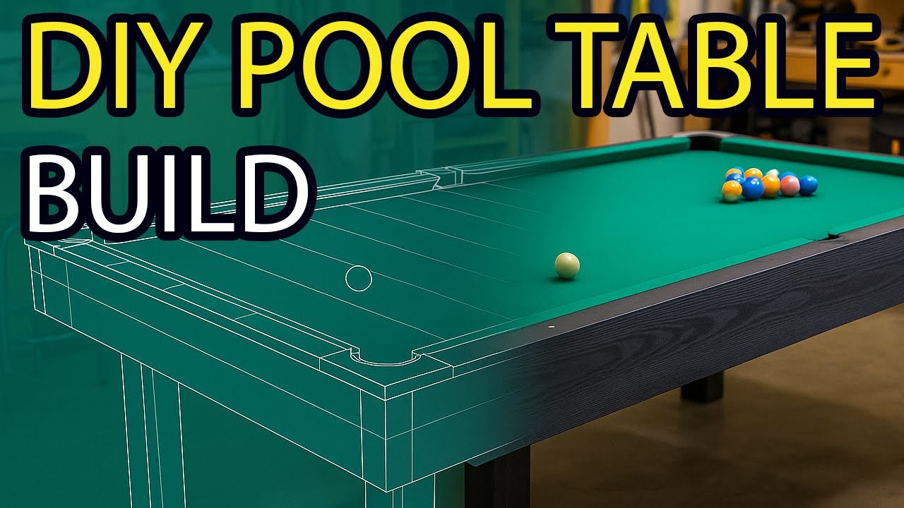 7-FOOT POOL TABLE from SCRATCH! The Ultimate Woodworking Challenge
