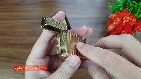 [Thuyết Bật Lửa] Bật lửa Dupont chính hãng Pháp vân 3D