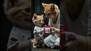 A Poor Mother Cat and Her Son Meow… Look What Happened 😢#CatStory#AnimalLife#CatFamily#StrayCats#