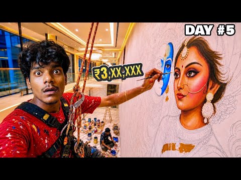 Can I Finish My Most Expensive Wall Painting in 7 Days ?😳