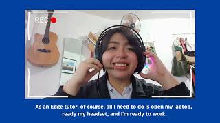 Inside the Daily Life of Teacher Elsa as an EDGE International Tutor ✨