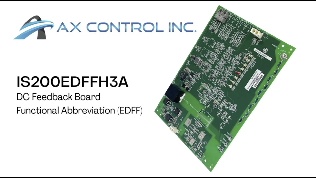 IS200EDFFH3A - Exciter DC Fanned Feedback Board - In Stock with AX ...