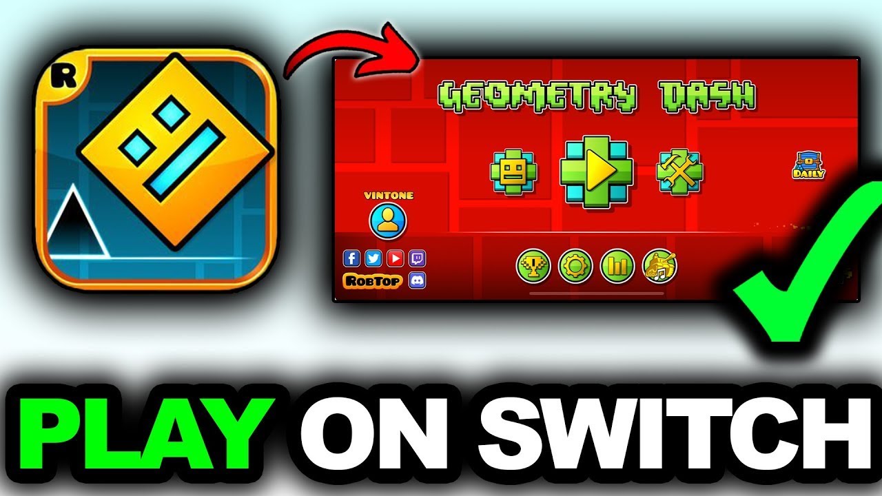 How To Get Geometry Dash On Nintendo Switch 2026 (ONLY WAY)
