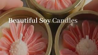 Handcrafted Scented Soy Candles Sharp Cadence video12