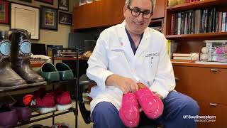 Pediatric neurosurgeon makes colorful fashion statement in the OR