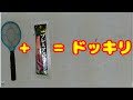 [危険]電撃ラケット＋うまい棒＝ドッキリ