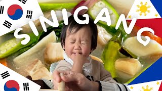 KoreanFilipino Baby Tries Sinigang for the First Time!