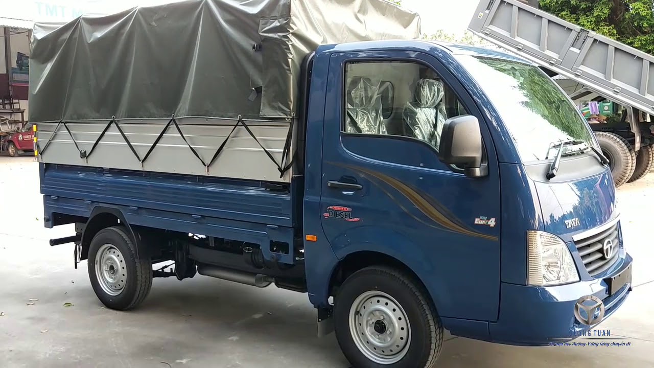 Xe tải TaTa Super Ace tải 1,2 tấn máy dầu - YouTube