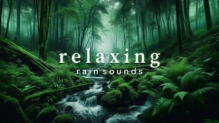 Relaxing Music & Rain Sounds - Peaceful Piano in Rainforest | Sleep Music