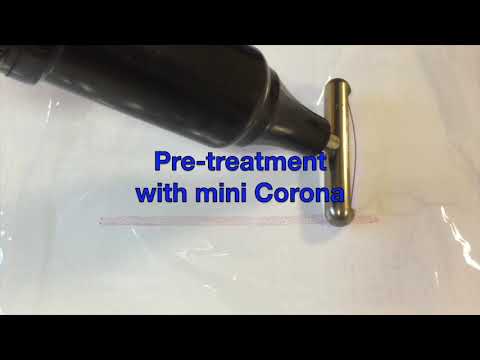 SURFACE ANALYSES : QUICKTEST DYNE PEN TEST AFTER CORONA TREATMENT