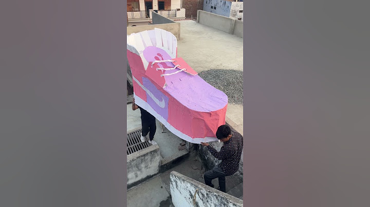 DESTROYING HUGE SHOE