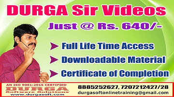 DURGA Sir Videos Just @ Rs. 640/-