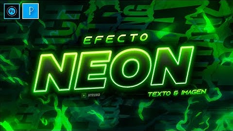 EFFECT NEON | Como Hacer Efecto Neon desde ANDROID (Texto & Imagen) - Ps Touch & Pixellab