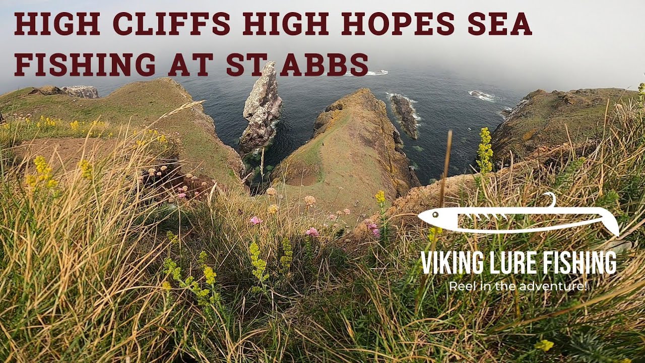 High cliffs High hopes!  Fishing at St Abbs