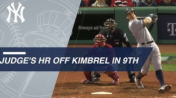 Aaron Judge goes deep in Game 1 of the ALDS