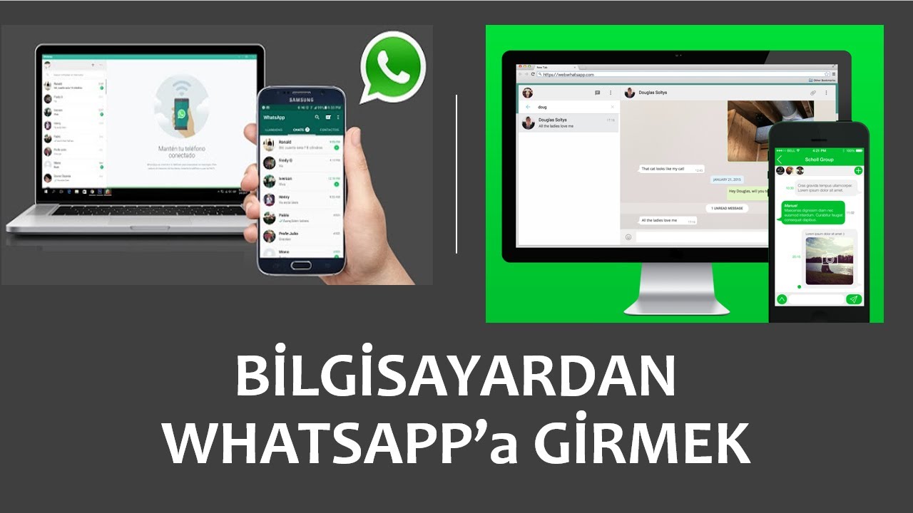 telefondan telefona whatsapp web