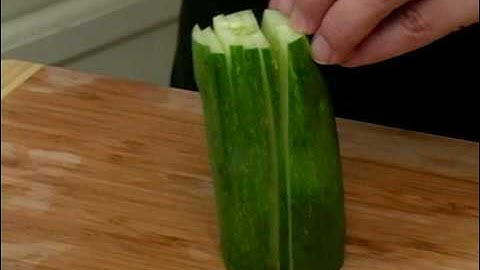 Cooking Tips : How to Julienne Cucumbers