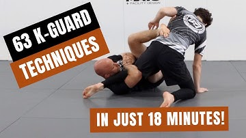 63 K-Guard Techniques In Just 18 Minutes by Jason Scully (BJJ / Grappling)