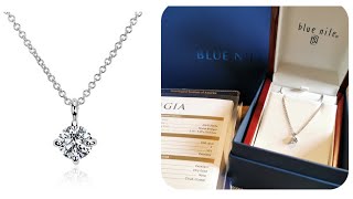 Quick Unboxing: Blue Nile Diamond Necklace 0.5ct (Details included in description)