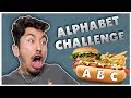 Letting The Alphabet Decide What i Eat For 24 Hours... (IMPOSSIBLE FOOD CHALLENGE)