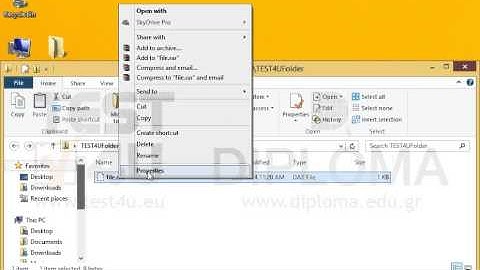 Locate the file file.dat in the TEST4UFolder folder and remove the Read only attribute.