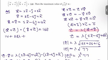 Let vector a =2i-j+3k vector b=3i-5j+k | JEE MAINS 29 JAN 2025 | Shift 1 | Mathematics