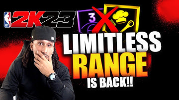 NBA 2K23 LIMITLESS RANGE IS BACK! | 2K23 SHOOTING BADGES