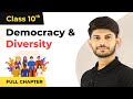 Democracy and Diversity Full Chapter Class 10 Civics | CBSE Civics Class 10 Chapter 3