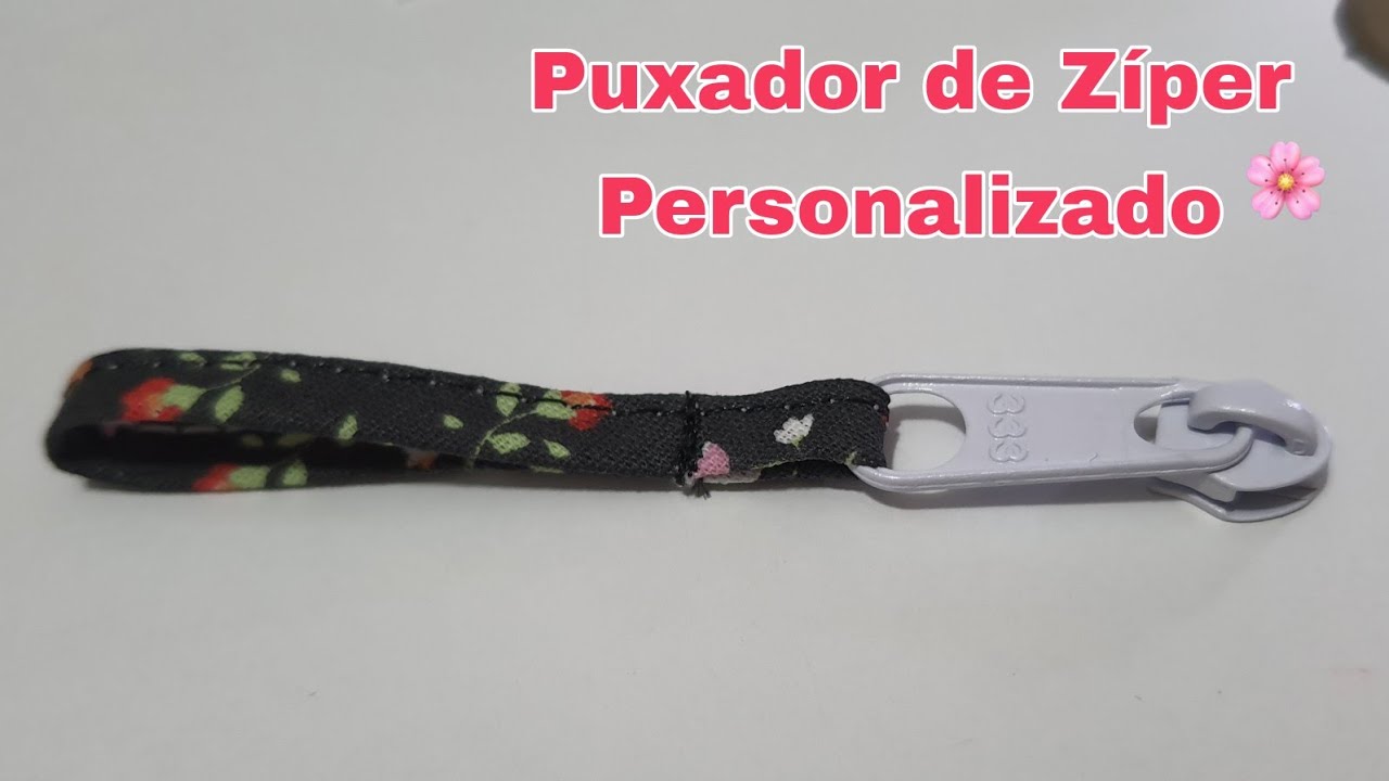 COMO FAZER PUXADOR DE ZÍPER PERSONALIZADO | Luartes_design