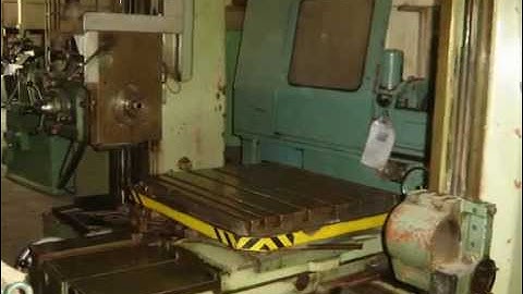 TOS WH 63 Table Type Borer with tailstock and facechuck Available for sale