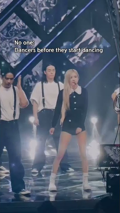 I Dancer Before They Start Dancing (Rosé YouTube Channel) #SHORTS
