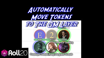 Automatically Moving Tokens to the GM Layer in Roll20