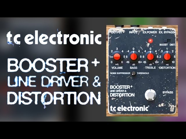 TC Electronic Plugin BOOSTER & DISTORTION - YouTube
