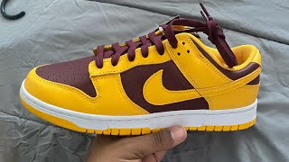 Nike Dunks Retro Universal Gold(Flight Club Review) on Feet screenshot 5