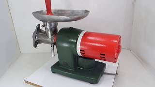 中古美品 電動ミートチョッパー ミンチ機 肉挽き器 業務用 厨房機器 泉精器 N.12