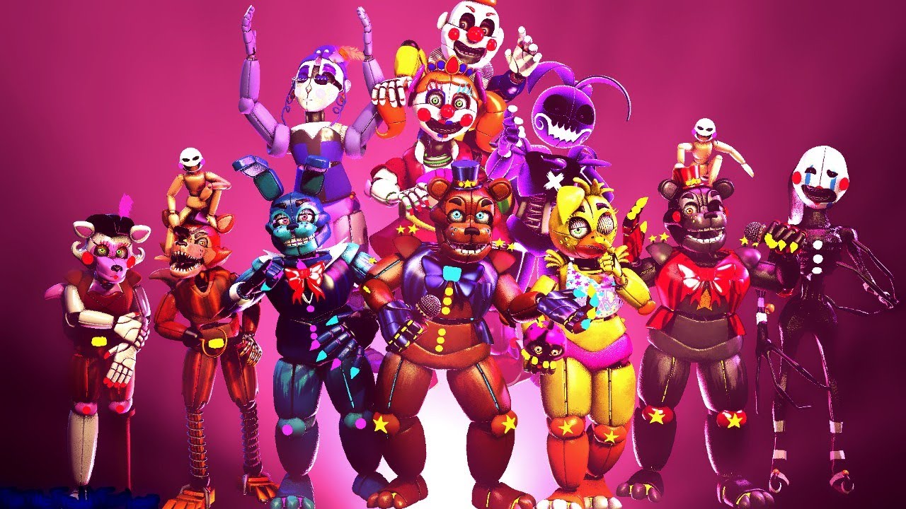 Advanced Animatronics sing the FNAF 1 song - YouTube