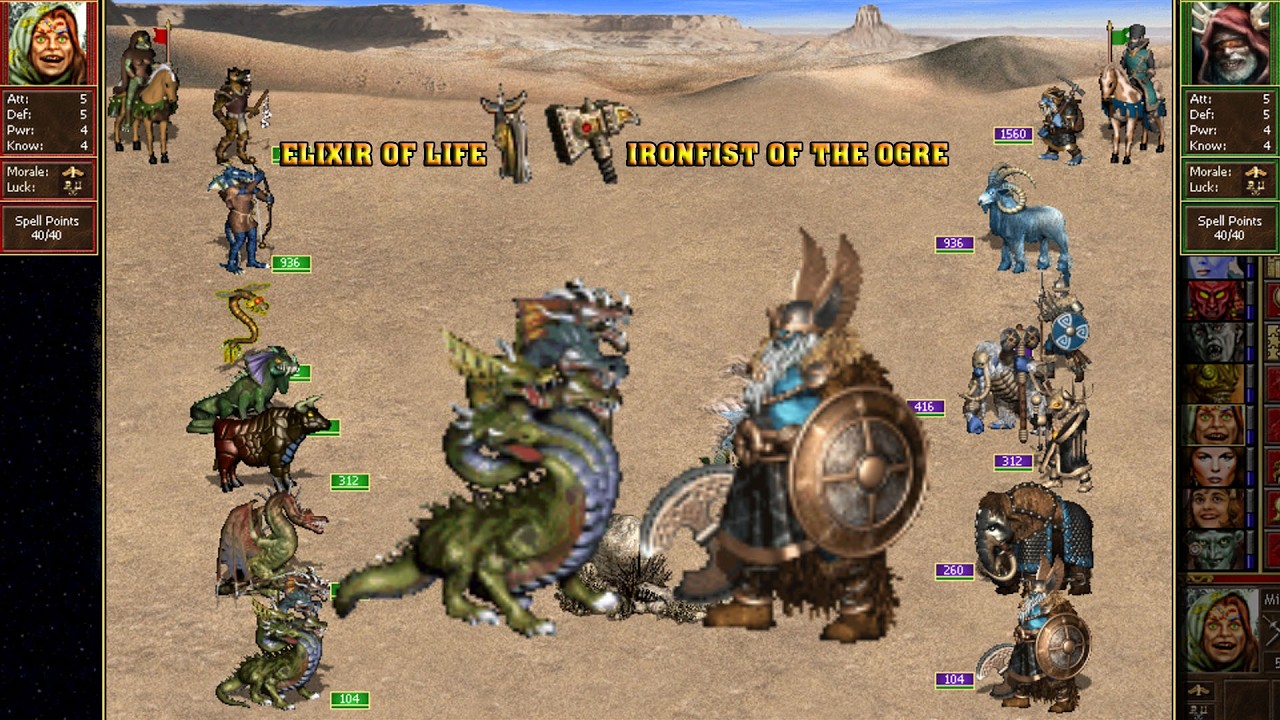 Heroes 3 COMBAT One year growth Fortress vs Bulwark Artifact HoTA v1.8