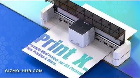 PRINT X : THE PORTABLE PRINTER FOR A4 PRINTING AND MORE | Kickstarter | Gizmo-Hub.com