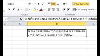 COMO ESCRIBIR VARIAS LINEAS EN UNA CELDA EN EXCEL