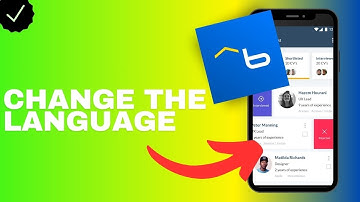 How to change the language in the Bayt.com app?