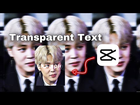 Video: Hur Man Tar Bort Transparent Text