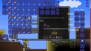 Terraria Bonus Video! My Elevator Straight Into HELL!