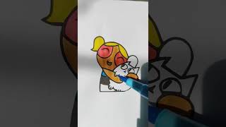 Powerpuff Girls Coloring | Bubbles Drawing & Coloring for Kids | Cute Cartoon Art