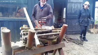 Husqvarna 1100 Dangerous jumping fire sticks by Mrs Digwells Watches over ''The Old Fella'' 562 views 2 days ago 19 minutes