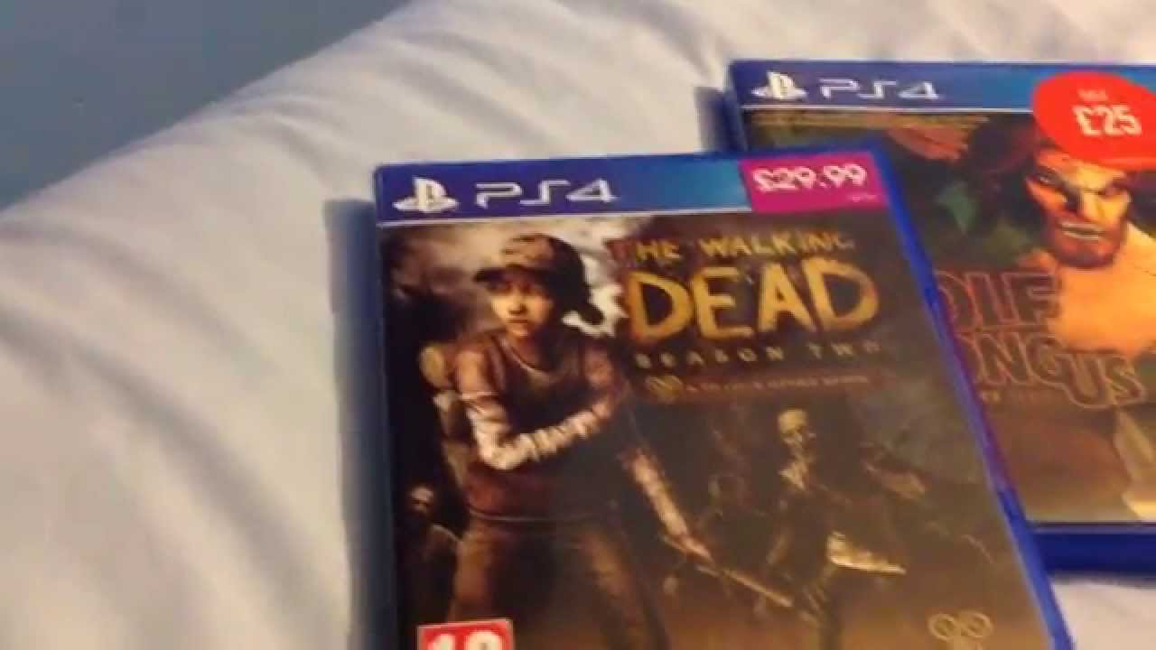 The Walking Dead Season Two and The Wolf Among Us Unboxing playstation 3
