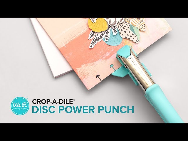 We R Memory Keepers Cropadile Disc Power Punch