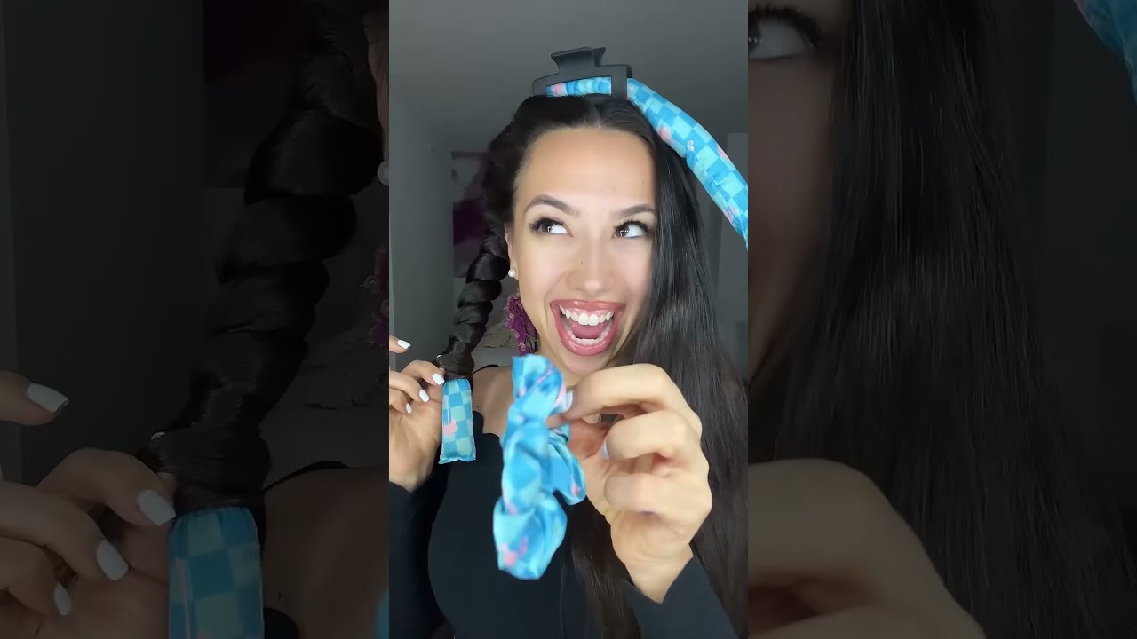 Heatless Curls Tutorial Shorts