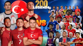 🇹🇷2023 TÜRKİYE🇹🇷 🆚️ 2️⃣0️⃣0️⃣ LEGENDS💥Enes & Cengiz & Hakan & Merih & Uğurcan💥